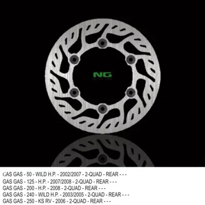 NG Tarcza hamulcowa tył GAS GAS 50/125/200/250/300/450/500/515